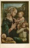 CPA Firenza Galleria Uffizi Madonna Che Adored It Bambino