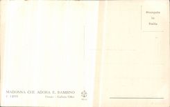 CPA Firenza Galleria Uffizi Madonna Che Adored It Bambino
