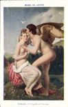 CPA Paris Museum of Louvre Gerald Psyche and the love