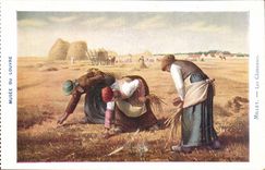 CPA Paris Museum of Louvre Millet the glaneuses ones