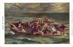 CPA Paris Musee du Louvre Delacroix Naufrage de Don Juan