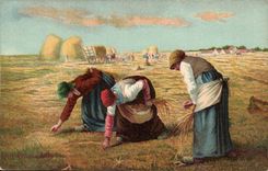 Glaneuses CPA Millet