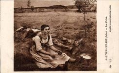 CPA Musee du Luxembourg Paris Bastien Lepage Les foins