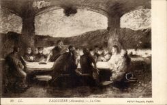 CPA Falguiere La Cene Petit Palais Paris