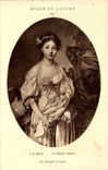 CPA Museum of Louvre Paris Greuze the jug cassee