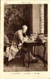 CPA Paris Musee du Louvre Meissonier Le poete