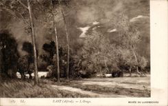 CPA East Alfred the storm Museum of Luxembourg Paris