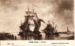 CPA Museum of Luxembourg Paris Ziem Marine Boat