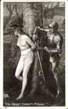 CPA The Knight wandering Millais Knight