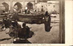 CPA Musee du Luxembourg Paris Marche sur la plage Braggury