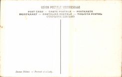 CPA Paris Musee du Luxembourg Daunat La femme rouge