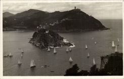 CPA Spain Spain Espana San Sebastian Vista desde el Monte Urgull