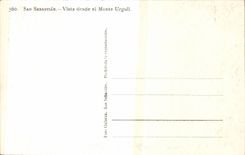 EL Monte Urgull del desde de CPA Espana Espana Espana San Sebastian Vista