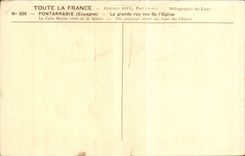 CPA Espana Espana Espana Fontarrabie