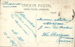 CPA Spain Spain Espana Barcelona Paseo de Gracia Hacia el Mar