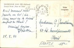 CPA the Netherlands Noordwijk aan Zee Large hotel Door you Duin