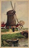 Nederland - Holland - Pays Bas - moulin - windmill - windmolen - CPA 