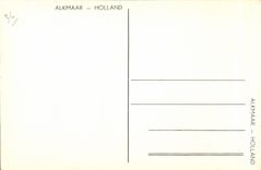 Nederland - Holland - Pays Bas - Alkmaar - De Kogel - CPA 