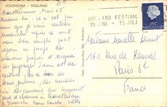 CPA the Netherlands Volendam Holland Folklore Costume