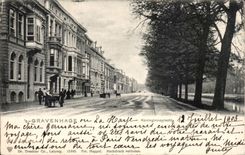 CPA the Netherlands Gravenhage Koninginnegracht