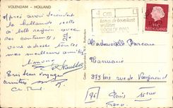 CPA the Netherlands Volendam Holladn Folklore