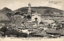 CPA Espaly close Puy Pilgrimage of St Joseph de Bon Hope Vault Statue colossal Basilica Private school