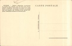 CPA Beaugency Embroideries of the Indian town hall and leopard Cheetah