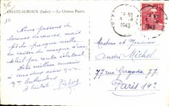 CPSM Chateauroux Le castle Raoul NR