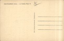 CPA Chateauroux Le castle Raoul NR