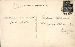 CPA Nickle silver on Hollow Left bank of Hollow and old galleries