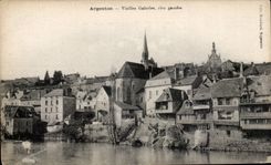 Plata de niquel de CPA en el banco izquierdo de las galerias huecos de las mujeres mayores