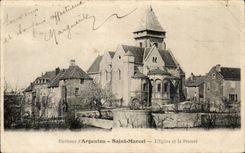 Alrededores de CPA de la plata de niquel en el santo hueco Marcelo la iglesia y los prioress