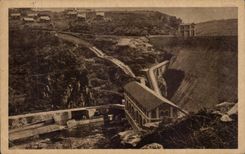 Valle de CPA del hueco el Eguzon Le que para las valvulas de la presa