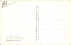 Valle de CPA del hueco la presa Eguzon al puente de las pilas