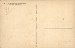 Valle de CPA del hueco la presa Eguzon durante un levantamiento