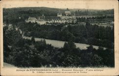 CPA Tournon y su abadia de los alrededores de Fontgombaud
