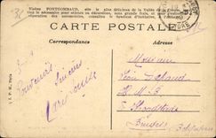 CPA Tournon y su abadia de los alrededores de Fontgombaud