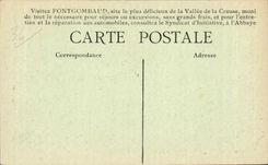 Abadia de CPA del estribillo del romance de Fontgombaud