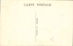 CPA Issoudun Furnace bridge and Statue veneree of Our Lady of the Sacring Heart