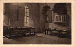 CPA Abbey of ND of Aiguebelle by Grignan Le refectory the pulpit of the reader
