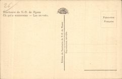 CPA Sanctuary of ND of Myans underground Vault the ex voto