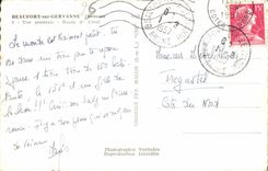 CPSM Beaufort on GErvanne View Road of Crest