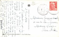 CPA Chatillon in Diois an old street