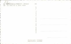 CPSM the black vault in Vercors Le bridge of Goule