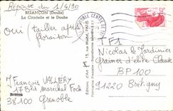 CPSM Besancon the citadel and Doubs