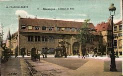 CPA Besancon les Bains the town hall