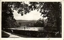 CPA Besancon les Bains banks of Doubs to the Micaud passage and the citadel