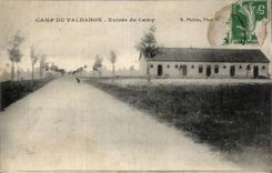 CPA Militaria Camp of Valdahon Entering of the camp