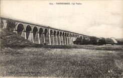CPA Dannemarie Le viaduct