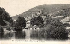 CPA Vallee of Rents Lods and landscape on Rents